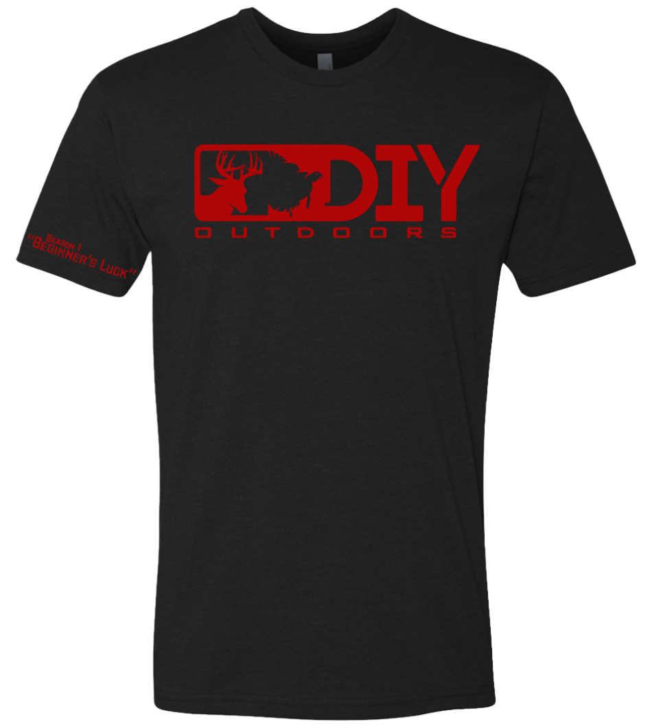 "Beginner's Luck" Black Unisex T-Shirt