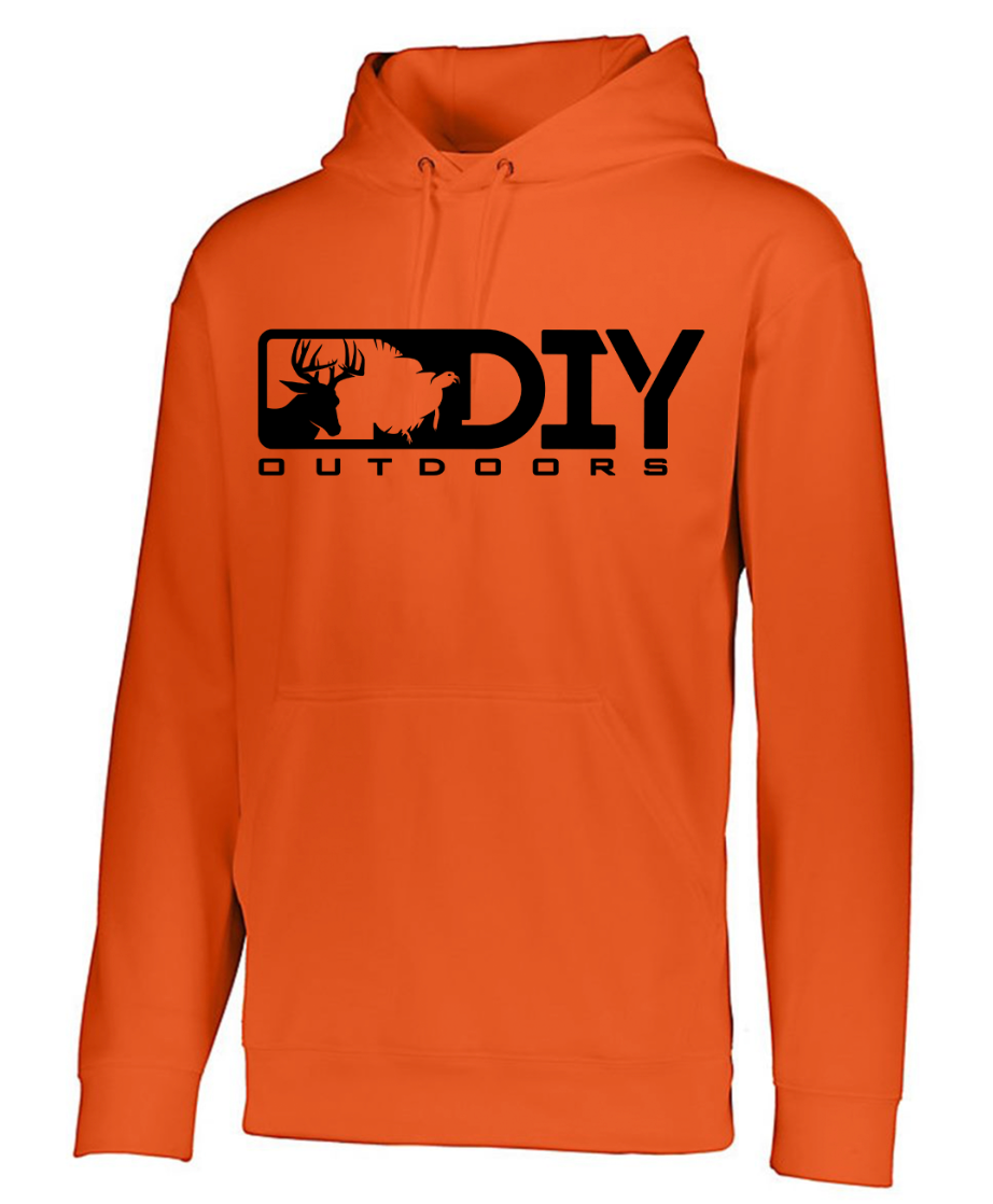 Fluorescent Orange DIY Hoodie