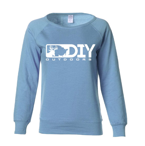 Misty Blue Women's DIY Crewneck
